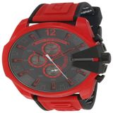 Relogio Masculino Analogico Quartzo, Silicone, Diesel Dz4526, Vermelho