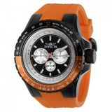 Relógio Masculino Aviator, Invicta 37031, Laranja E Preto