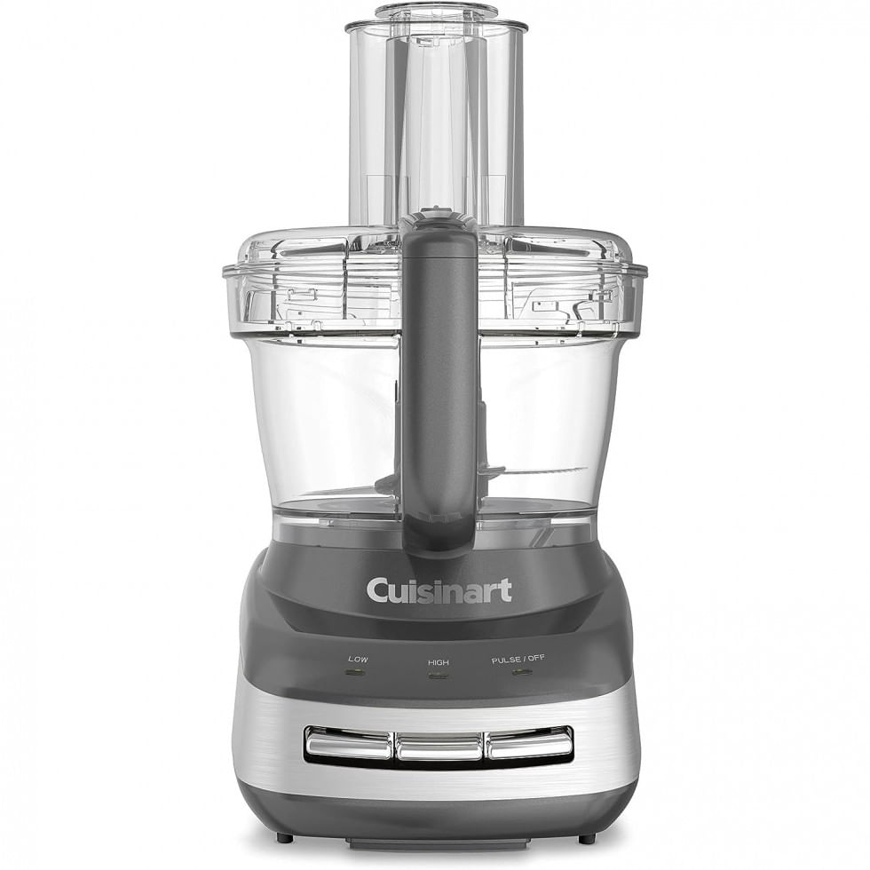 Processador De Alimentos Multifuncional 2.4l, 950w, 110v, Cuisinart Fp 110ag, Cinza