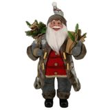 Papai Noel Grande Vermelho Country Decoração Natal 70cm