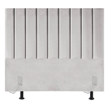 Cabeceira Estofada Cama Box King 195 Cm Catarina Veludo E Frame