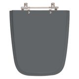 Assento Sanitario Aero Cinza Quartzo Para Vaso Ideal Standard