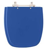 Assento Sanitario Poliester Fit Azul Real Para Vaso Celite