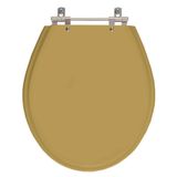 Assento Sanitario Poliester Carina Amendoa Para Vaso Ideal Standard