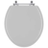 Assento Sanitario Poliester Izy Cinza Para Vaso Deca