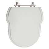 Assento Sanitario Poliester Hampton Cinza Platina Para Vaso Incepa