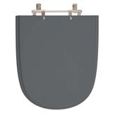 Assento Sanitario Poliester Ezedra Cinza Quartzo Para Vaso Ideal Standard