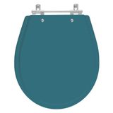 Assento Sanitario Poliester Avalon Verde Amazonia Para Vaso Ideal Standard