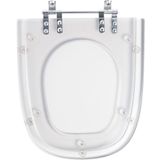 Assento Sanitario Poliester Stylus Cristal Para Vaso Celite