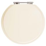 Assento Sanitario Poliester Futura Marfim (bege Claro) Para Vaso Hervy