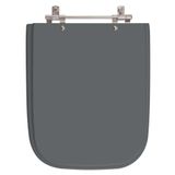 Assento Sanitario Poliester Tivoli Cinza Quartzo Para Vaso Ideal Standard