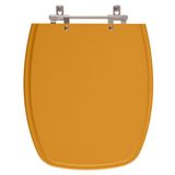Assento Sanitario Poliester Stylus Amarelo Terra Para Vaso Celite