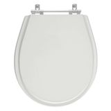 Assento Sanitario Poliester Avalon Sterling Silver (cinza Claro) Para Vaso Ideal Standard