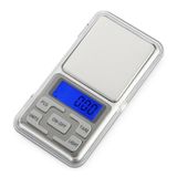 Balança De Cozinha Digital Mini Prateada 500g Alta Precisão
