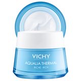 Creme Facial Vichy Aqualia Thermal Rich Para Pele Seca E Extra Seca, Hidratante Facial Com Ácido Hialurônico Hidratante De Origem Natural, Suaviza E