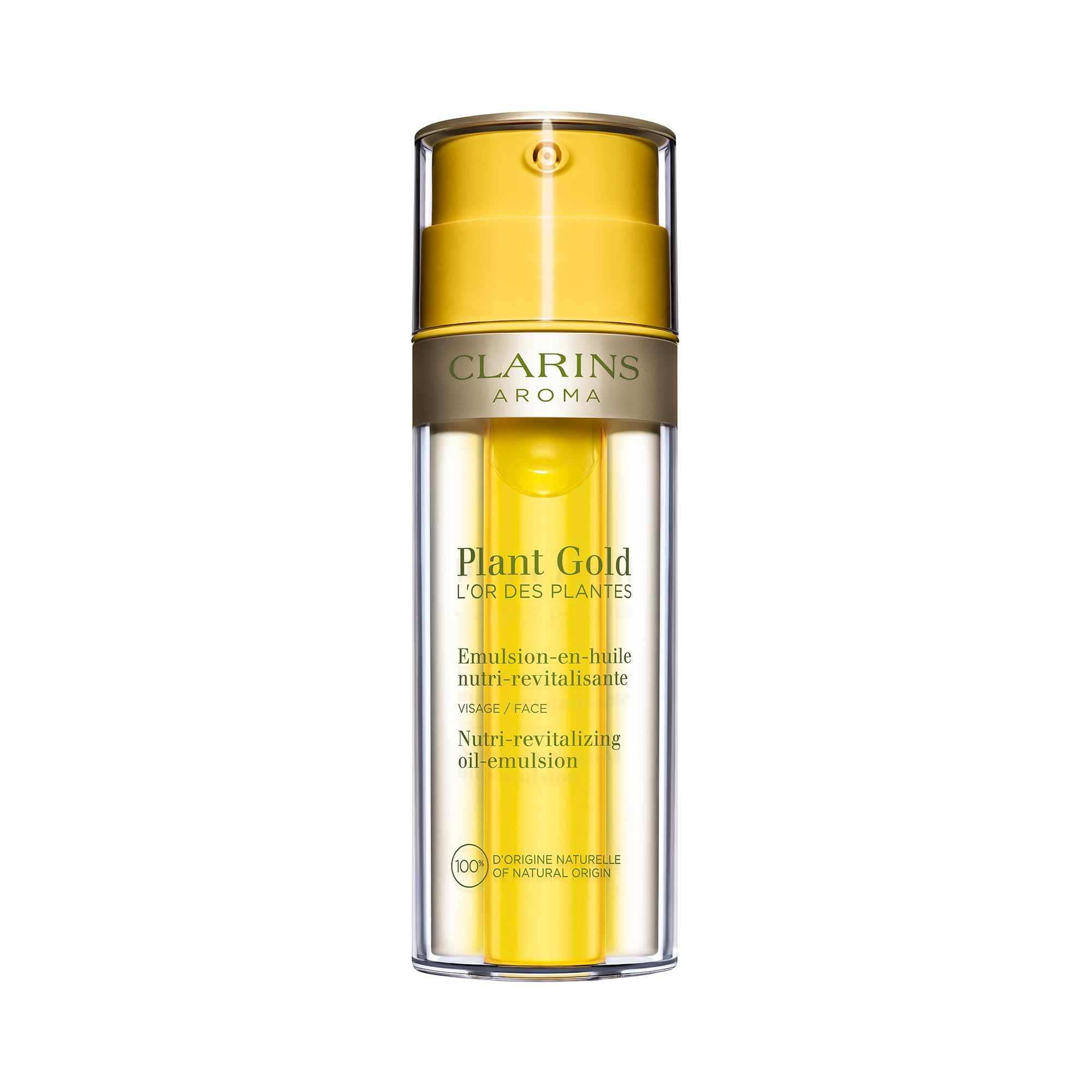 Emulsão De Óleo Hidratante Clarins Plant Gold 30 Ml Para Toda A Pele