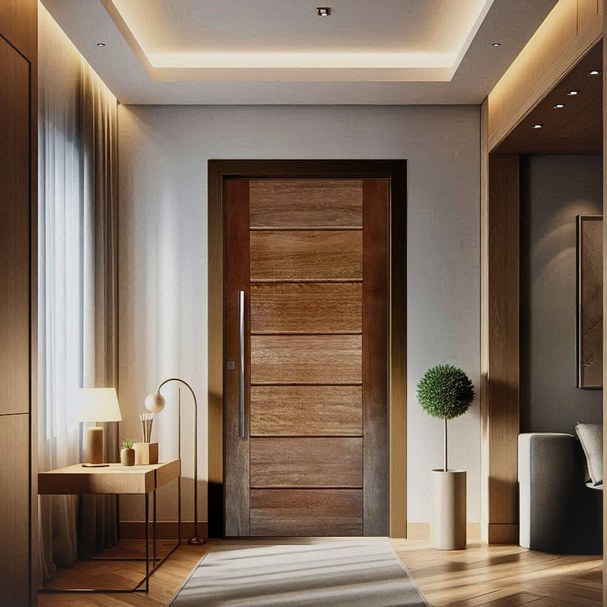 Folha Porta 3b Cedro Arana 210x82 Casmavi Natural