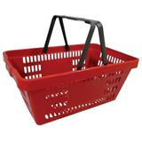Cesta Plástica Vermelha P/ Supermercado - Amapá