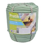 Corda Pratik Trançada Pet Verde Rolo 4mm X 400m