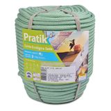 Corda Pratik Trançada Pet Verde Rolo 8mm X 233m