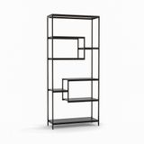 Estante Prateleira Estilo Industrial Organizador 6/4 Níveis Preto