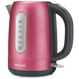 Chaleira Eletrica 1.7l Com Protecao De Fervura E Aco Inoxidavel, 110v, Sencor Swk1774rd, Rosa