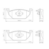 Pastilha De Freio Lonaflex Fox/gol - P-58