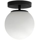 Luminária 15cm Globo Vidro Jabuticaba Arandela Parede Teto