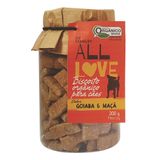 Biscoito Orgânico All Love Goiaba &amp; Maça Para Cães - 200 G