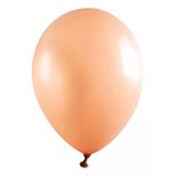 Balão Em Latex Bexiga Salmão 12 Com 10 Unidades