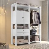 Roupeiro Closet Modulado Toronto Branco