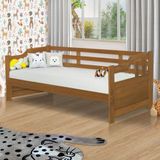 Cama De Babá Madeira Maciça Solteiro Imbuia Amsterdã Jm Móveis