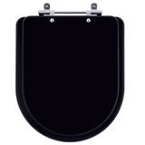 Assento Sanitário Nexo Onix (preto Fosco) Para Vaso Roca