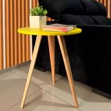 Mesa De Cabeceira Mesa De Apoio Lateral Canto Pé Palito 68 Cm