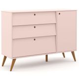 Cômoda Infantil Com Porta Retro Gold Rose Eco Wood - Matic