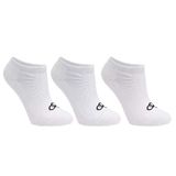 Kit Meia Olympikus C/3 Pares Invisível Feminina Branco 33-38 Olympikus