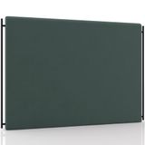 Cabeceira Cama Box Casal 140cm Estofada Goya P05 Veludo Verde Musgo - Lyam Decor