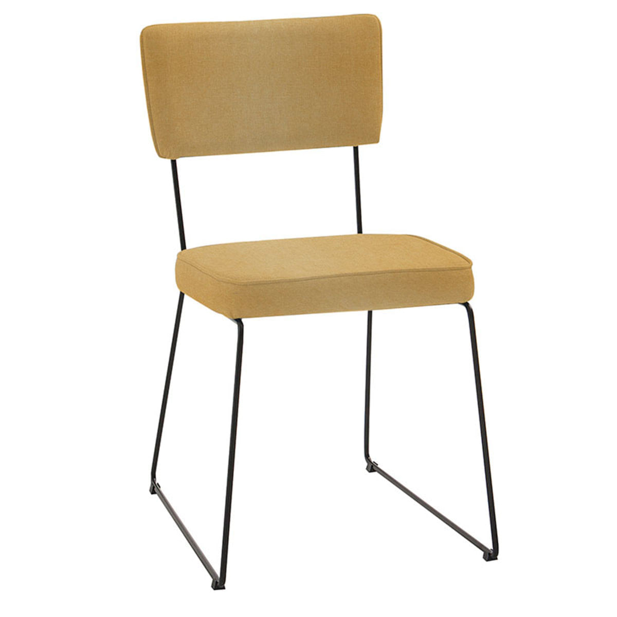 Cadeira Roma T1132-Daf Mobiliário - Amarelo