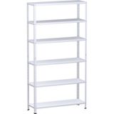 Estante De Aço Dupla Flex 6 Prateleiras Branco - Amapá