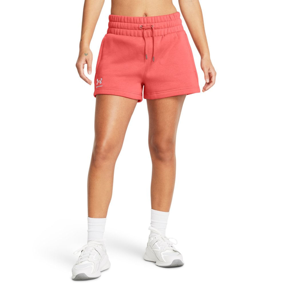 Shorts De Treino Feminino Under Armour Essential Fleece Boxer