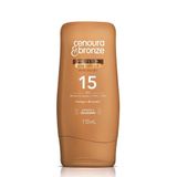 Protetor Solar Cenoura Bronze Efeito Dourado Fps15 110ml