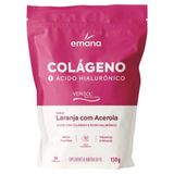 Colágeno + Ácido Hialurônico Laranja/acerola Emana 150g