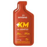 Suplemento Alimentar +km Gel Energético Emana Caramelo Salgado 40g - Embalagem Com 10 Unidades