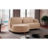 Sofá Palermo Linho 1 Modulo 100cm Chaise 1m Meu Sofá Online A226 Linho Bege