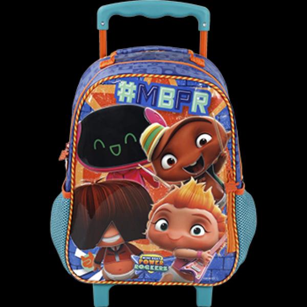 A mochila de rodinhas MINI BEAT POWER ROCKERS ROCK STARS é linda, ideal  para acompanhar seus filhos nas aulas, certeza será a única mochilete que a  c