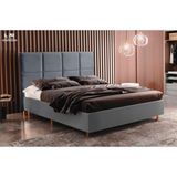 Cabeceira Placa Detalhada Casal 138cm Suede Meu Sofá Online Cinza