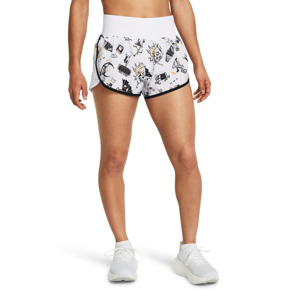 Shorts De Treino Feminino Under Armour We Run M Branco