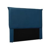 Cabeceira Cama Box King 195 Cm Garden Veludo S04 Cor Azul Marinho