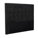 Cabeceira Cama Box King 195 Cm Verona Veludo S04 Cor Preto