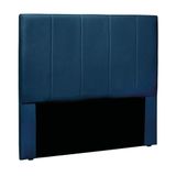 Cabeceira Cama Box King 195 Cm Arizona Veludo Azul Marinho S04 - D&#39;rossi